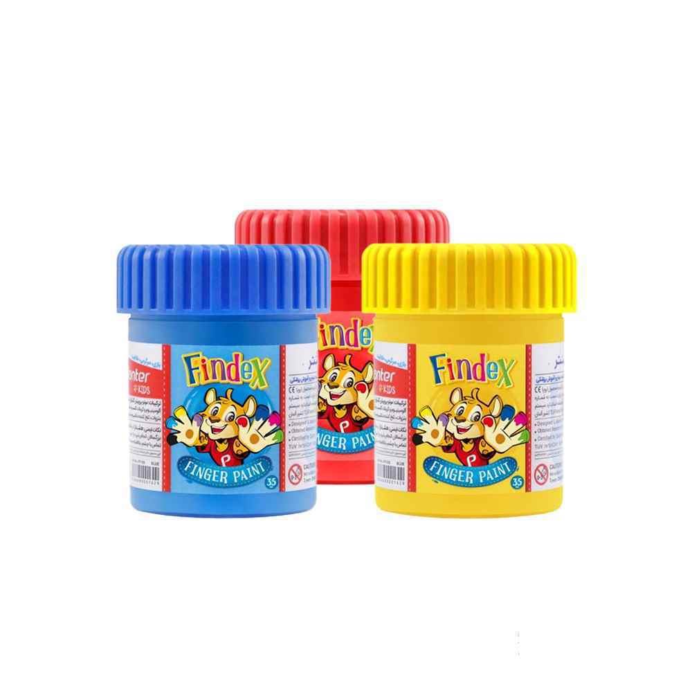 رنگ انگشتی 3رنگ35میل پنتر کدfp-105-3